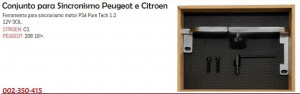 Conjunto para Sincronismo Peugeot e Citroen - CR 415 - 