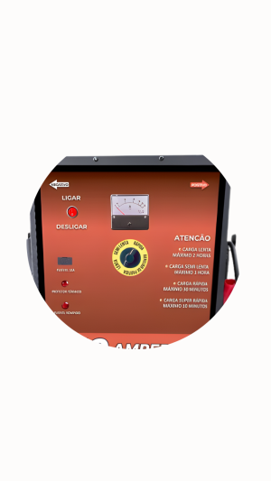 Carregador de Bateria 50 A com Auxiliar de Partida - Carregador de Bateria 50 A com Auxiliar de Partida 3