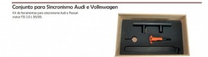 Conjunto para Sincronismo Audi e Volkswagem  / CR Ferramentas  CR 390 - 