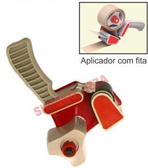 Aplicador Manual de Fita Adesiva com Sistema de Freio