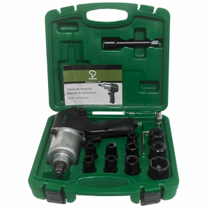 Kit chave de Impacto 1/2 Pneumática 79,6  KGF -Potente PN120278 - 
