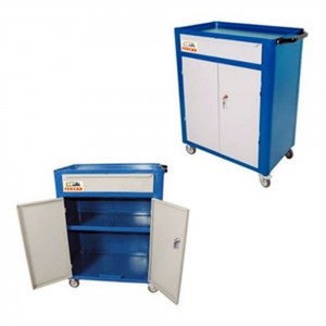 Carrinho Mecânico Fechado 1 Gaveta  2 Portas Chaveadas- Fercar - 002-159-005 (2)