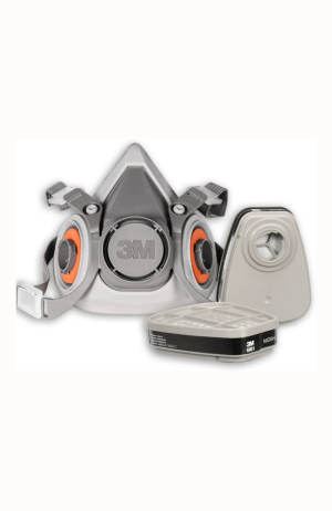 Kit Respirador 3M 6200 Pintura Semi Facial com 2 Filtros - Kit Respirador 3M 6200 Pintura Semi Facial com 2 Filtros 4