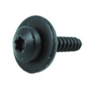 Parafuso Arruelado com Cabeça Torx Preto - 5,0x25mm- 20 peças