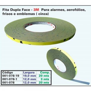 Fita Dupla Face Automotiva 3M - 19mm x 20 M - 001-078-19 (2)