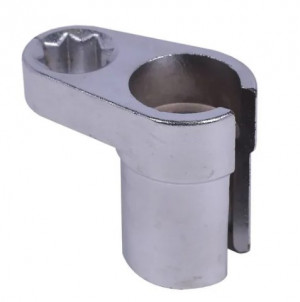 Chave de 22mm com Encaixe de 1/2  para Sonda Lambda de Veículos com Catalizador - CR 44 A - 