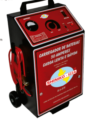 Carregador de Bateria Analógico Lento e Rápido 50A com Auxiliar de Partida- KA 078