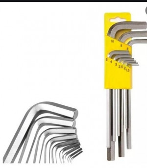 Jogo de Chave Allen longa com  9 peças - 