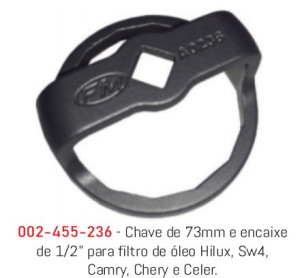 Chave de 73mm e Encaixe de 1/2