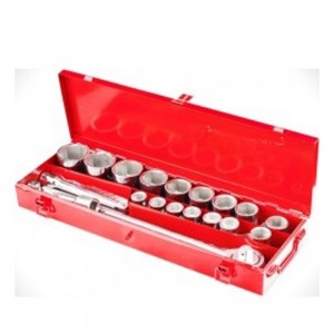 Jogo de Soquete Estriado Encaixe de 3/4