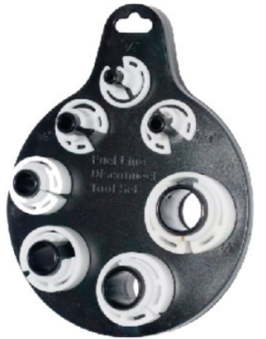 Extrator para Remoção de Conectores de Ar Condicionado e Mangueira de Combustível com Adaptadores - Extrator para Remoção de Conectores de Ar Condicionado e Mangueira de Combustível com Adaptadores