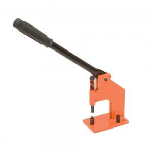 Arrebitadeira de bancada para lona de freio