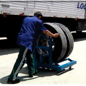 Transportador e Posicionador de Pneu Hidráulico - Bovenau