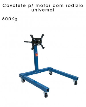 Cavalete Para  Motor Com Rodizio Universal Capacidade 600 KG - RioSul 07 0021 - 