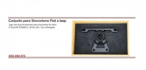 Jogo com Duas Ferramentas para Sincronismo do Motor Fiat  Toro e Jeep  Renegade- CR 473 - 