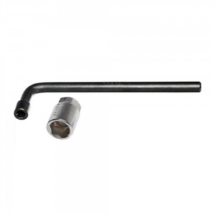 Jogo de Soquete Sextavado Vazado 16mm + Chave L 7mm para Haste dos Amortecedores Dianteiro Renault KWID - 002-350-417