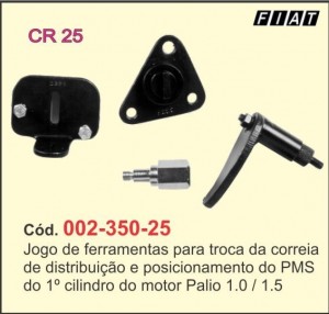 Ferramentas para Troca da Correia de Distribuição e Posicionamento do PMS 4 Pçs -CR  25-CR Ferramentas - 