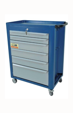 Carrinho Fechado com 6 Gavetas - Fercar - Carrinho Fechado com 6 Gavetas Pintura Eletrostática- Fercar 4