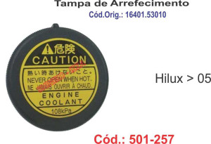 Tampa de Arrefecimento Hilux