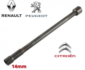 Chave de Velas Longa 14 mm Renault - Clio (Ano 2001) e Peugeot 206 1.0 16v - CR 128 - 