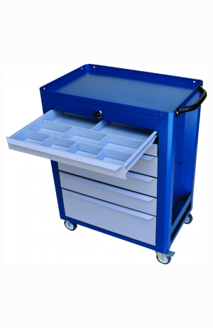 Carrinho Fechado com 6 Gavetas - Fercar - Carrinho Fechado com 6 Gavetas Pintura Eletrostática- Fercar 3