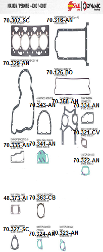 Junta Motor Maxion P4006/4008 S/Retentor