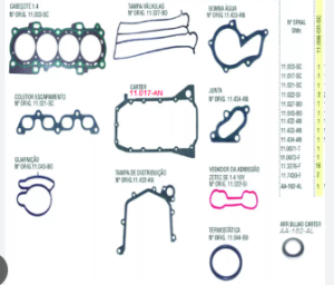 Junta Motor Ford Endura 1.3 Ka/Fiesta