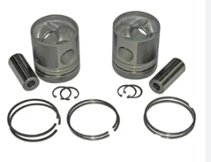 Pistao E Anel Mb Om352a 3 Can. S/ Reb. Valv