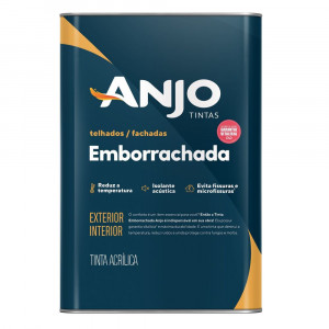 TINTA EMBORRACHADA ANJO 18LT CINZA CLARO