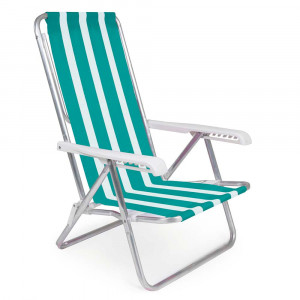 CADEIRA PRAIA RECLINAVEL 8 POSICOES ALUMINIO MOR CADEIRA PRAIA RECLINAVEL 8 POSICOES ALUMINIO MOR