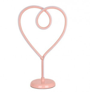 ABAJUR MB LED CORACAO 20W 3000K ROSA D1303 ABAJUR MB LED CORACAO 20W 3000K ROSA D1303