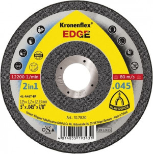 DISCO CORTE INOX 4 KLINGSPOR DISCO CORTE INOX 4 KLINGSPOR