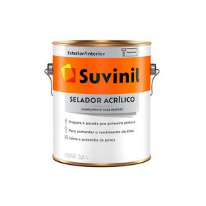 TINTA SELADOR ACRI 3,6LT SUVINIL TINTA SELADOR ACRI 3,6LT SUVINIL