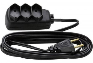 EXTENSAO 3MTS C/TOMADA TRIPLA 2 PINOS EXTENSAO 3MTS C/TOMADA TRIPLA 2 PINOS