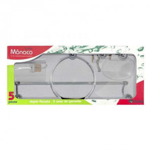 KIT ACESSORIO ALUMINIO CROMADO ALUPOX 5PCS KIT ACESSORIO ALUMINIO CROMADO ALUPOX 5PCS