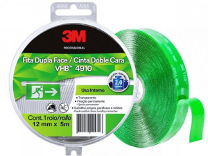 FITA DUPLA FACE TRANSPARENTE 12MM X 5MT  3M FITA DUPLA FACE TRANSPARENTE 12MM X 5MT  3M