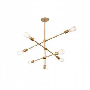 PENDENTE MB ATOMUS 6X E27 BRONZE LD5036