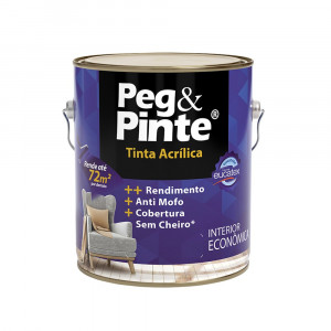 TINTA ACRI 3,6LT EUCATEX FOSCA PRONTA PRA USO