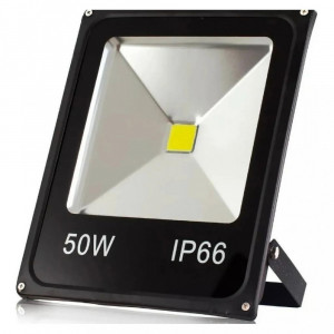 REFLETOR LED 50W BRANCO  REFLETOR LED 50W BRANCO