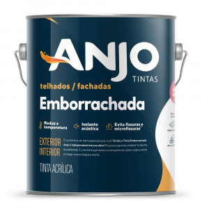 TINTA EMBORRACHADA ANJO 3,6LT CINZA CLARO TINTA EMBORRACHADA ANJO 3,6LT CINZA CLARO