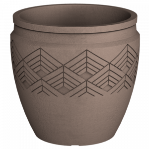 DECORACAO VASO TRIBO CILINDRICO 55 MACCHIATO DECORACAO VASO TRIBO CILINDRICO 55 MACCHIATO