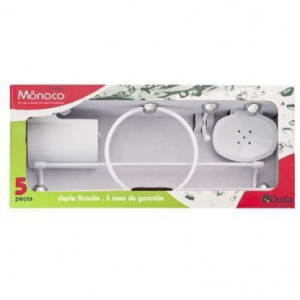 KIT ACESSORIO PLASTICO MONACO BRANCO DUDA ZERAR KIT ACESSORIO PLASTICO MONACO BRANCO DUDA ZERAR