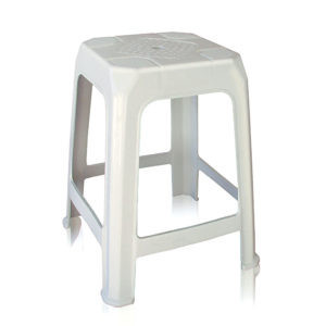 BANQUETA PLASTICA BRANCA GARDEN (ATÉ 100 KG) BANQUETA PLASTICA BRANCA GARDEN (ATÉ 100 KG)