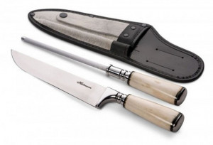 FACA INOX CONJUNTO CABO OSSO LUXO 93/8P FACA INOX CONJUNTO CABO OSSO LUXO 93/8P