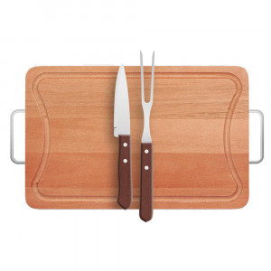 KIT CHURRASCO 44X30CM GARFO E FACA PEIXEIR REF.289 KIT CHURRASCO 44X30CM GARFO E FACA PEIXEIR REF.289