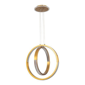 PENDENTE MB LED LIAN ON 47W 3000K BRONZE