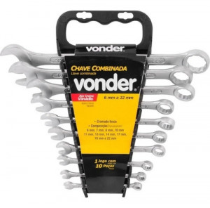 CHAVE COMBINADA KIT 6 A 22MM VONDER CHAVE COMBINADA KIT 6 A 22MM VONDER