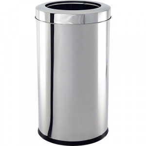 LIXEIRA INOX C/ ARO 25X46CM BRINOX LIXEIRA INOX C/ ARO 25X46CM BRINOX