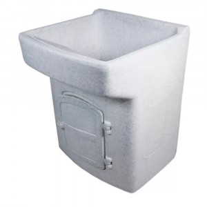 TANQUE C/ GABINETE FRONTAL 32LT CINZA TANQUE C/ GABINETE FRONTAL 32LT CINZA