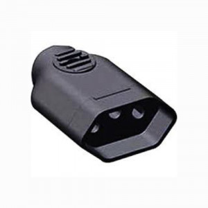 PINO FEMEA PRETO 2P+T 10A ILUMI 1432 PINO FEMEA PRETO 2P+T 10A ILUMI 1432